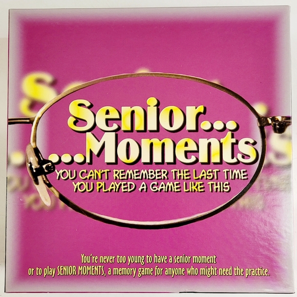 TDC Games Senior Moments Family Board Game 2 to 8 Players - Picture 1 of 5